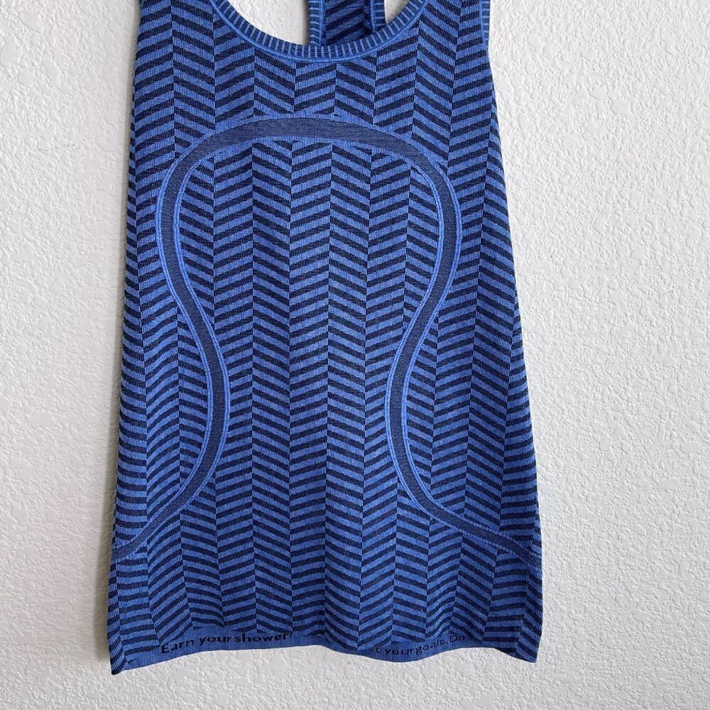 LULULEMON Swifty Tech Racerback Ribbed Tank Size 6 - Picture 4 of 9